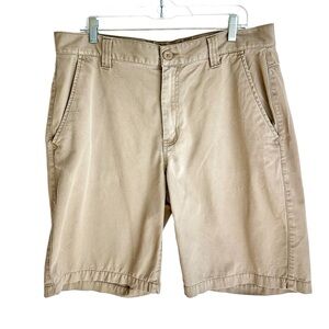 Men’s The North Face 100% Cotton Khaki Shorts Size 36 Long
